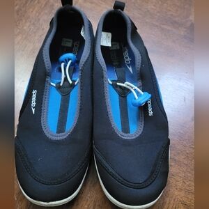 Speedo Black and Blue Water Shoes